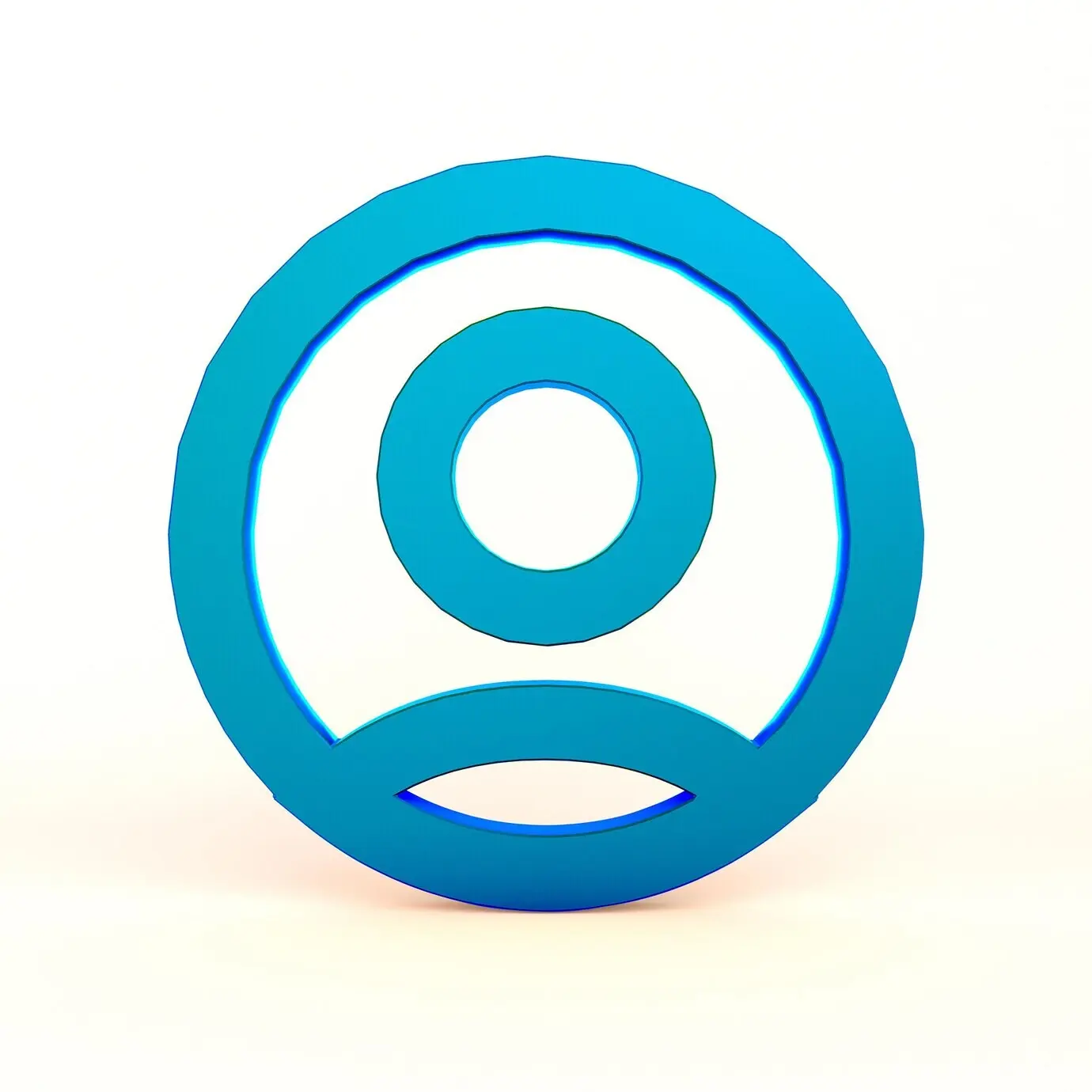 Vorderseite des Benutzersymbols